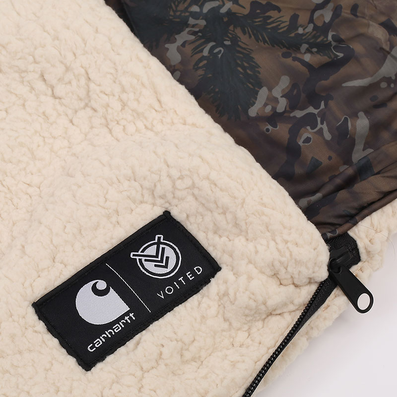  зеленое одеяло Carhartt WIP x Voited Prentis Camo Combi Blanket I028739-camo combi - цена, описание, фото 4